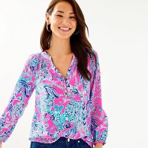 Lilly Pulitzer Elsa top in “New Kids On The Dock”